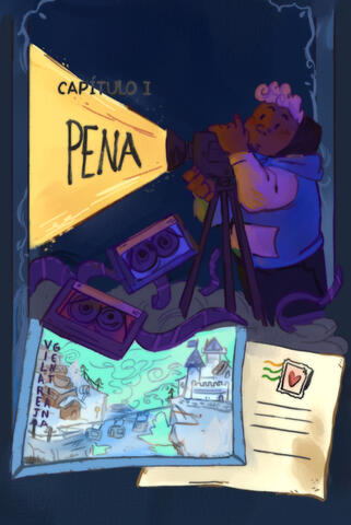 Capa capítulo Avermelhare, personagem original
