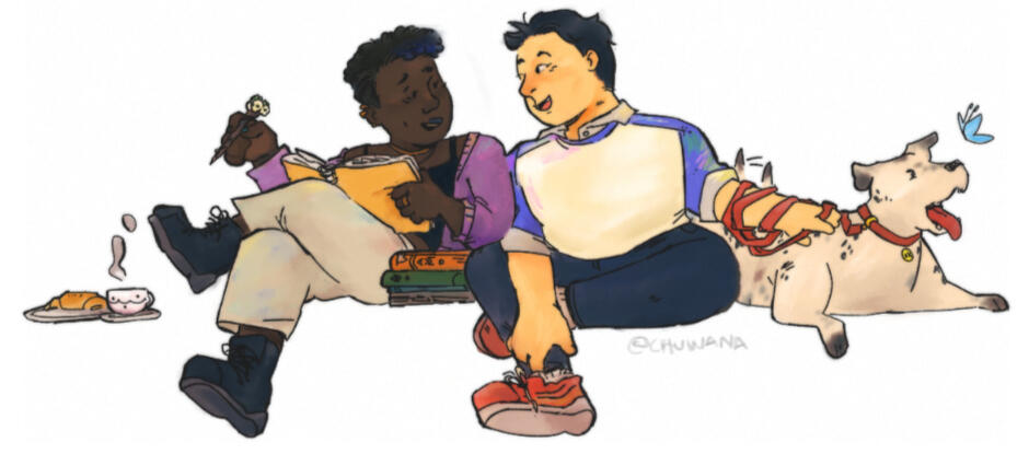 Fanart, Esther &amp; Rick